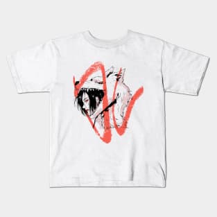 Wolf Girl Kids T-Shirt